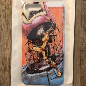 iPhone 8 Plus case with Rogue from X-men on it